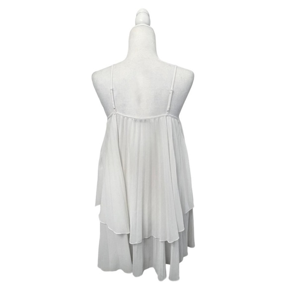 Zara Pleated Sheer Double Layered Spaghetti Strap Adjustable Top - Size XS - Picture 5 of 7